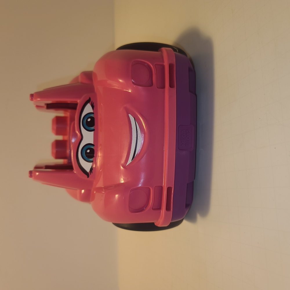 Mega Bloks First Builder's Catie Pink Car Damage on top (T-A1)